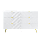 Gaines White High Gloss Finish Dresser Model BD01037 By ACME Furniture